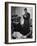 Sen. Election Night, John F Kennedy Listens to Brother Robert Read Returns as Ethel Listens, Boston-Yale Joel-Framed Photographic Print