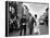 Sen. Jack Kennedy with Jackie, Walking Down Middle of the Street During Senate Re-Election Campaign-Carl Mydans-Framed Premier Image Canvas