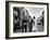 Sen. Jack Kennedy with Jackie, Walking Down Middle of the Street During Senate Re-Election Campaign-Carl Mydans-Framed Photographic Print