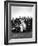 Sen. John F. Kennedy and His Bride Jacqueline Posing with 14 Ushers from Their Wedding Party-Lisa Larsen-Framed Photographic Print