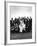 Sen. John F. Kennedy and His Bride Jacqueline Posing with 14 Ushers from Their Wedding Party-Lisa Larsen-Framed Photographic Print