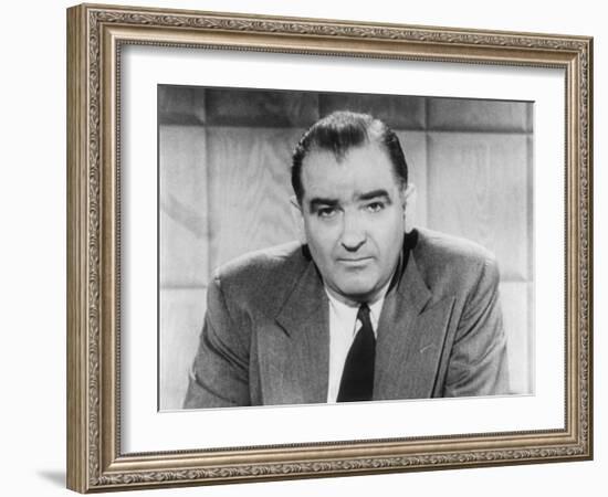 Sen. Joseph Mccarthy in 1954-null-Framed Photo