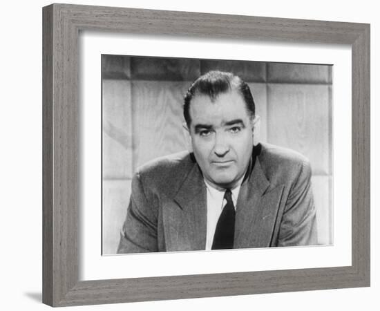 Sen. Joseph Mccarthy in 1954-null-Framed Photo