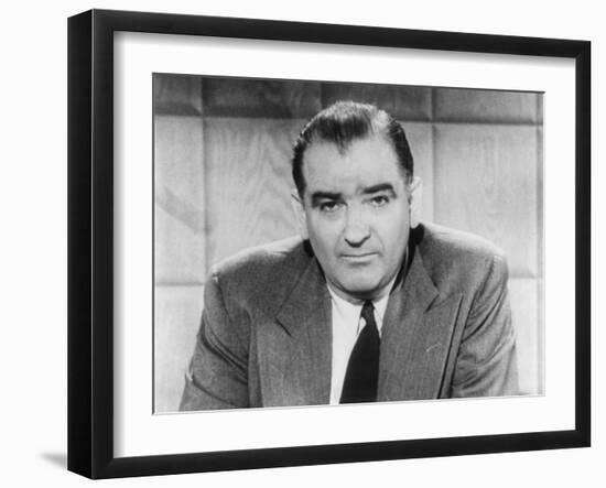 Sen. Joseph Mccarthy in 1954-null-Framed Photo