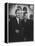 Sen. Lyndon B. Johnson Posing with Vice-President Richard M. Nixon-Hank Walker-Framed Premier Image Canvas