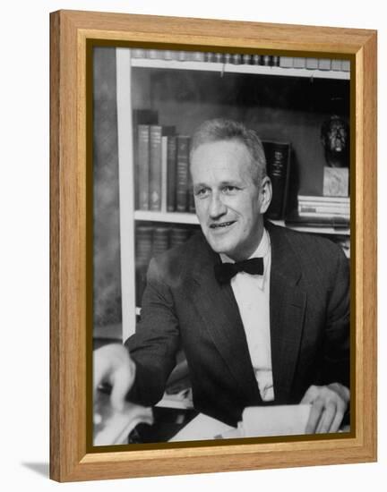 Sen. Lyndon B. Johnson's Aide, James H. Rowe-Ed Clark-Framed Premier Image Canvas