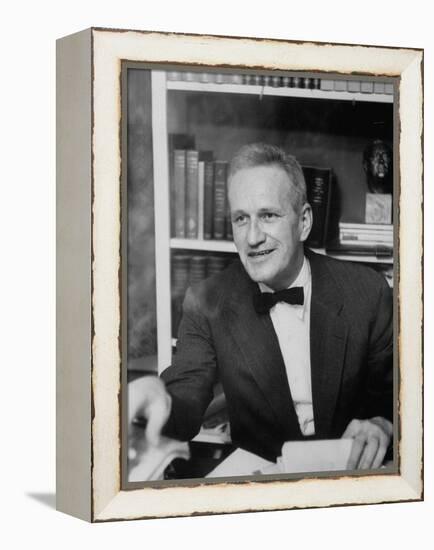 Sen. Lyndon B. Johnson's Aide, James H. Rowe-Ed Clark-Framed Premier Image Canvas