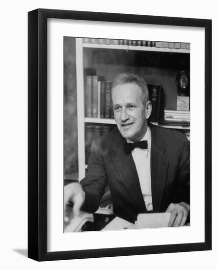 Sen. Lyndon B. Johnson's Aide, James H. Rowe-Ed Clark-Framed Photographic Print