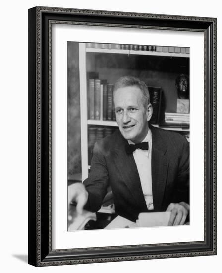 Sen. Lyndon B. Johnson's Aide, James H. Rowe-Ed Clark-Framed Photographic Print