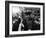 Sen. Robert Kennedy Standing on Roof of Car as He is Swamped by a Crowd of Welcoming Well Wishers-Bill Eppridge-Framed Photographic Print