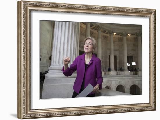 Senate Warren Breaking Rules-null-Framed Photographic Print