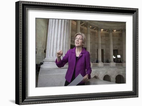 Senate Warren Breaking Rules-null-Framed Photographic Print