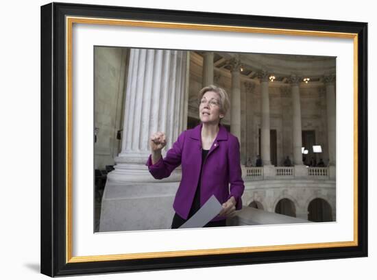 Senate Warren Breaking Rules-null-Framed Photographic Print