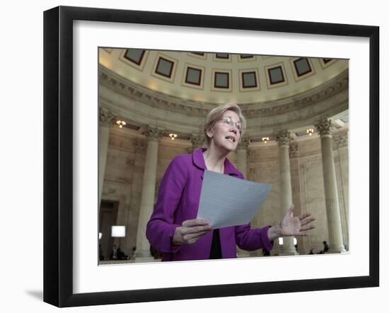 Senate Warren Breaking Rules-null-Framed Photographic Print