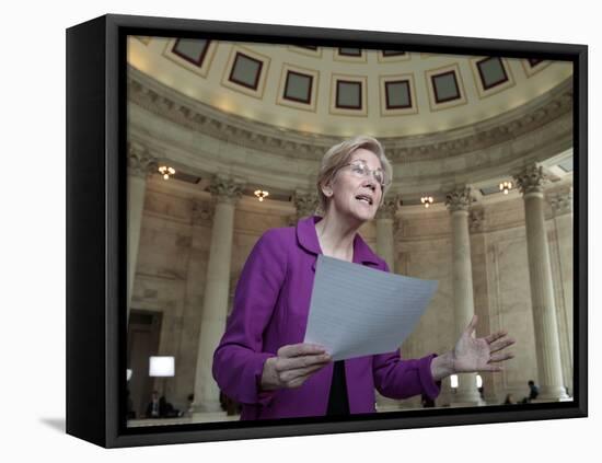 Senate Warren Breaking Rules-null-Framed Premier Image Canvas