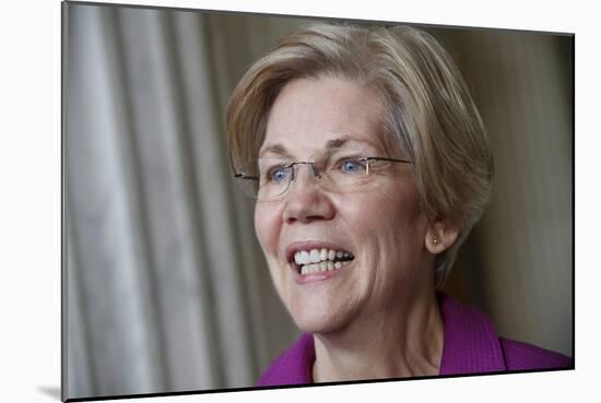 Senate Warren Breaking Rules-null-Mounted Photographic Print