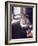 Senator Edward M. Kennedy on the Phone in His Office, Probably in Washington Dc-John Loengard-Framed Photographic Print