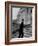 Senator Edward M. Kennedy Walking Up Steps of Senate Wing-John Dominis-Framed Photographic Print