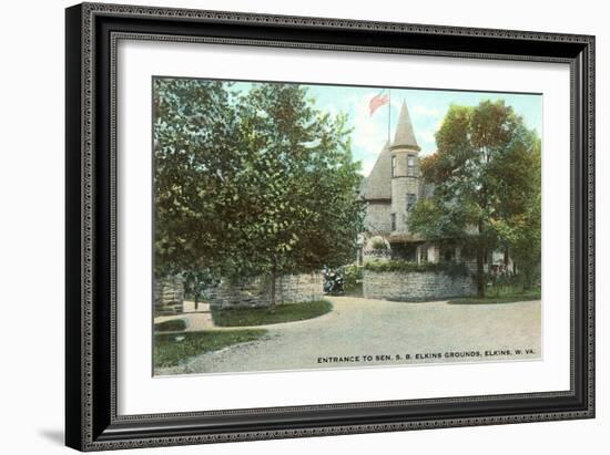 Senator Elkins Estate, Elkins, West Virginia-null-Framed Art Print