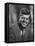 Senator John F. Kennedy Close-Up During Campaign-null-Framed Premier Image Canvas