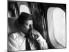 Senator John F. Kennedy on His Private Plane During His Presidential Campaign-Paul Schutzer-Mounted Photographic Print