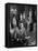 Senator John F. Kennedy Seated in Museum with Statues-Hank Walker-Framed Premier Image Canvas