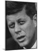 Senator John F. Kennedy Speaking During Press Conference at Gracie Mansion-Howard Sochurek-Mounted Photographic Print