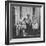 Senator Lyndon B. Johnson with His Family on the Front Steps of Their Home-Ed Clark-Framed Photographic Print