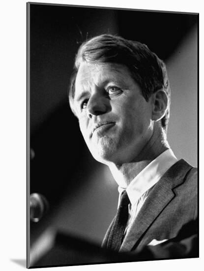 Senator Robert F. Kennedy Campaigning in Indiana Presidential Primary-null-Mounted Photographic Print