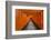 Senbon Torii, thousands of Torii gates, in Fushimi Inari Shrine, Kyoto, Japan-Keren Su-Framed Photographic Print