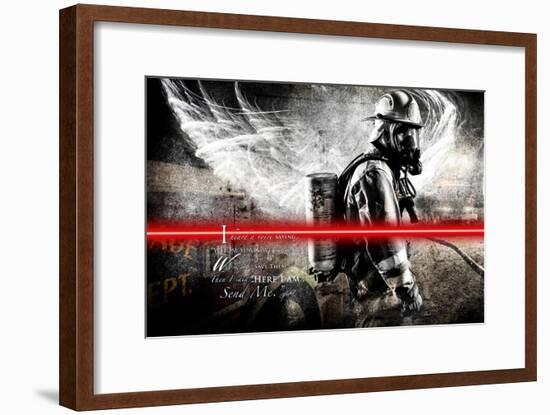 Send Me Firefighter 1-Jason Bullard-Framed Giclee Print