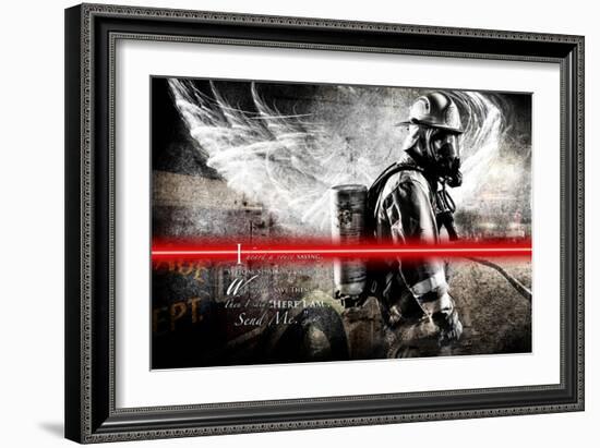 Send Me Firefighter 1-Jason Bullard-Framed Giclee Print