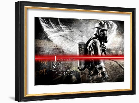 Send Me Firefighter 1-Jason Bullard-Framed Giclee Print