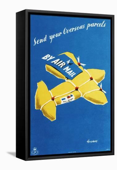 Send Your Overseas Parcels by Air Mail-Peter Huveneers-Framed Stretched Canvas