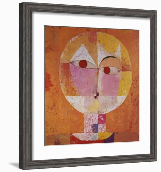 Senecio-Paul Klee-Framed Art Print