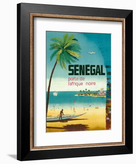 Senegal, Africa - Porte de L’Afrique Noire (Gateway to Sub-Saharan Africa)-Pacifica Island Art-Framed Art Print