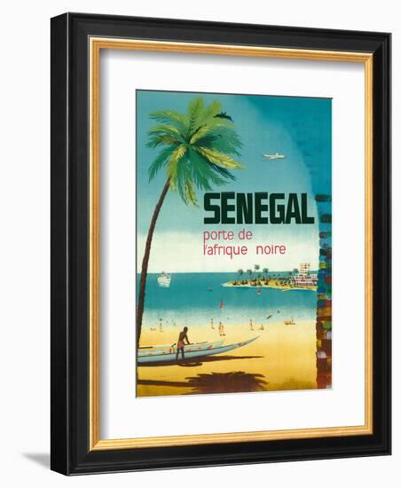 Senegal, Africa - Porte de L’Afrique Noire (Gateway to Sub-Saharan Africa)-Pacifica Island Art-Framed Art Print