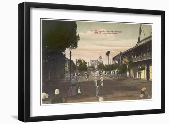 Senegal, Dakar 1915-null-Framed Premium Giclee Print
