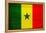 Senegal Flag Design with Wood Patterning - Flags of the World Series-Philippe Hugonnard-Framed Stretched Canvas