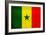 Senegal Flag Design with Wood Patterning - Flags of the World Series-Philippe Hugonnard-Framed Art Print