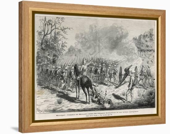 Senegal French Fight-G. Julien-Framed Stretched Canvas