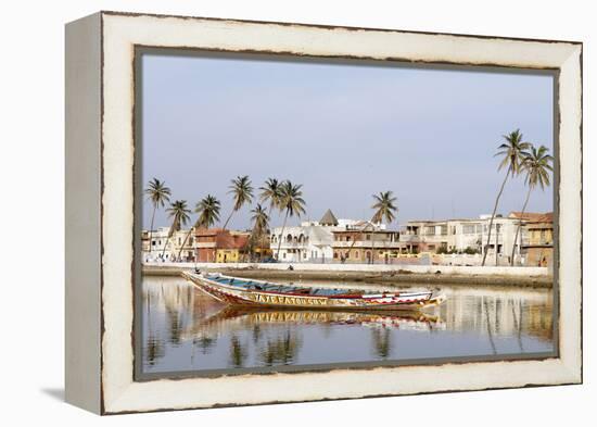 Senegal River and the City of Saint Louis-Bruno Morandi-Framed Premier Image Canvas