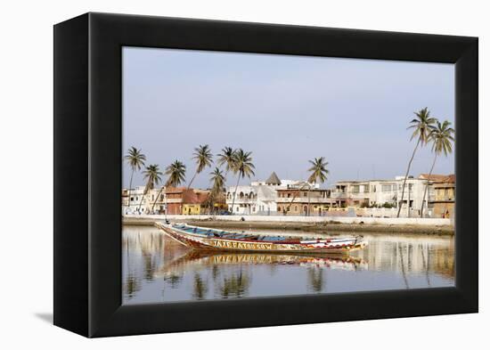 Senegal River and the City of Saint Louis-Bruno Morandi-Framed Premier Image Canvas