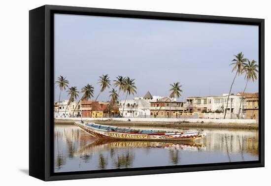 Senegal River and the City of Saint Louis-Bruno Morandi-Framed Premier Image Canvas