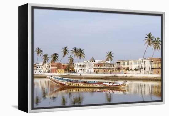 Senegal River and the City of Saint Louis-Bruno Morandi-Framed Premier Image Canvas