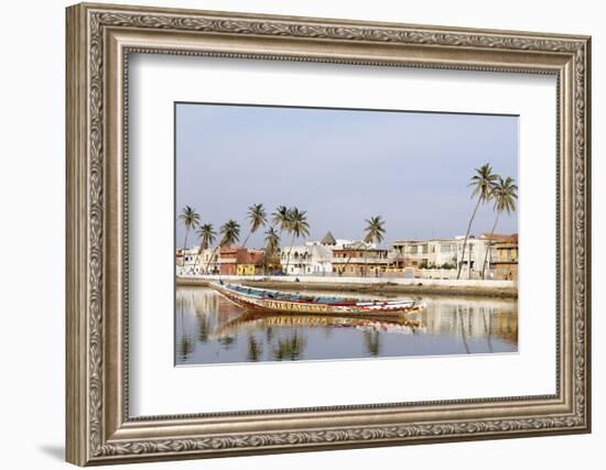 Senegal River and the City of Saint Louis-Bruno Morandi-Framed Photographic Print