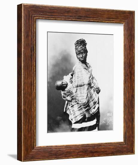 Senegalese Mother and Child, circa 1900-null-Framed Giclee Print