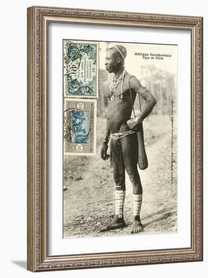 Senegalese Tribesman-null-Framed Art Print