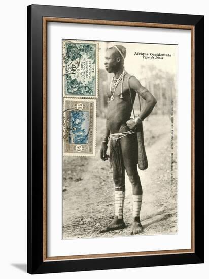 Senegalese Tribesman-null-Framed Art Print