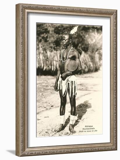 Senegalese Tribesman-null-Framed Art Print